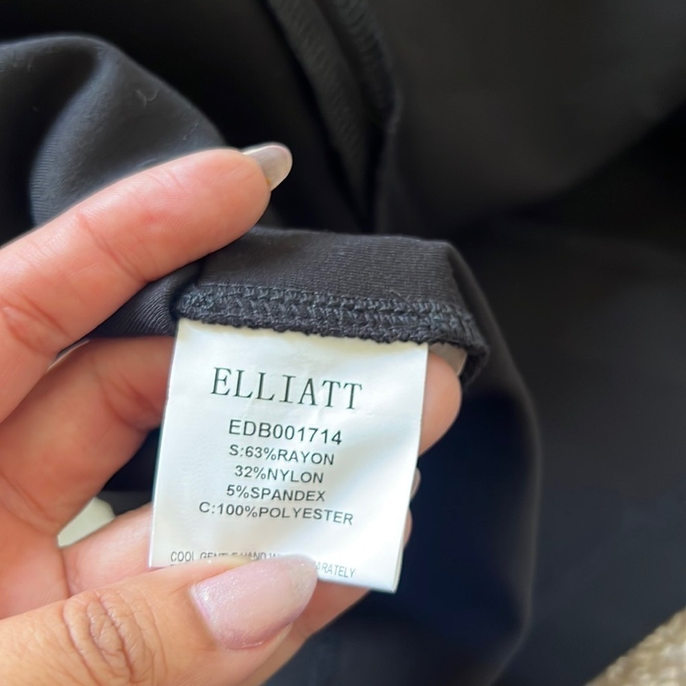 Elliatt Apparition Black Midi Dress - Picture 6 of 8